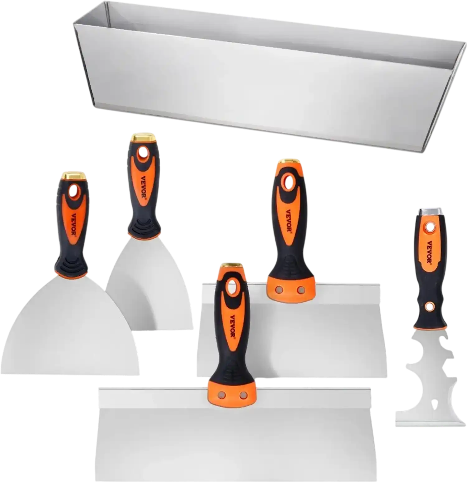 Vevor Drywall Knife Set Stainless Steel 6-Pc 3