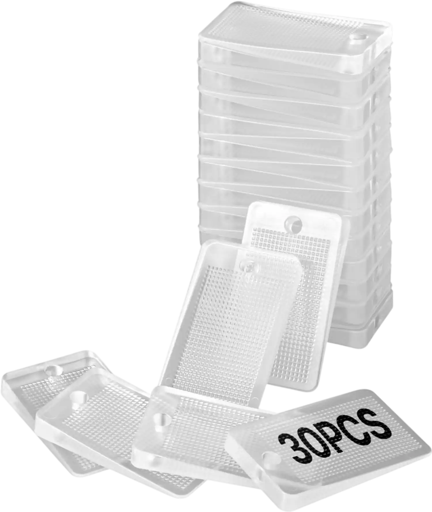 Vevor Furniture Leveling Shims Clear Plastic Non-Skid 30-Piece Set New