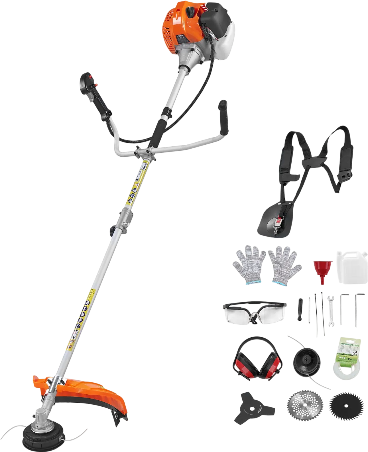 Vevor String Trimmer 43CC 2-Stroke Gas Powered 17