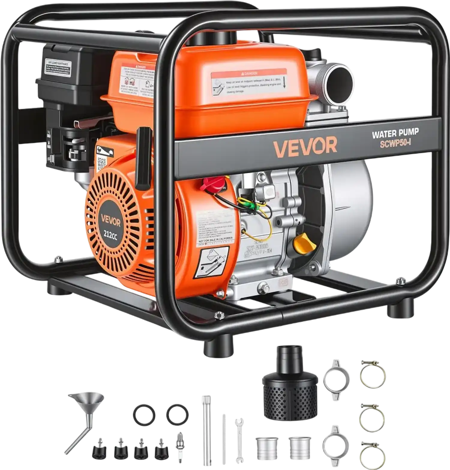 Vevor Water Pump Gas Powered 2