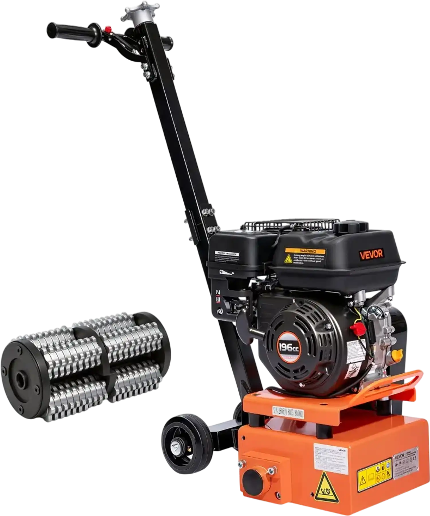 Vevor Concrete Scarifier Walk-Behind Floor Planer Grinder New