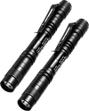 VEVOR Pen Light, 2-Pack 100 Lumens Pocket Flashlight with Clip, IPX4 Waterproof Portable Penlight, Compact and Lightweight for Tight Spaces, Work, Inspection, Emergency, Mechanics, Outdoor Use