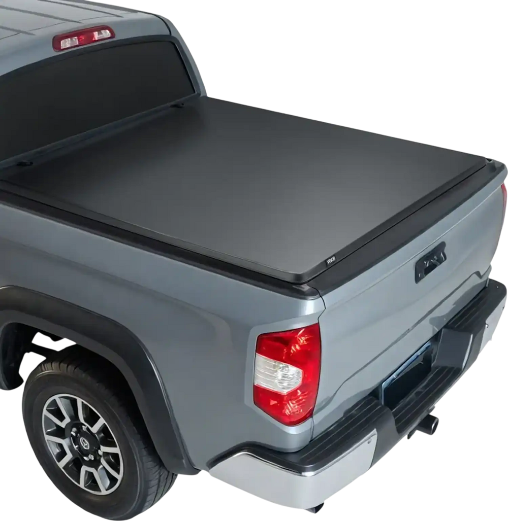 VEVOR Soft Roll-Up Truck Bed Tonneau Cover, Compatible with 2014-2018 Chevy Silverado/GMC Sierra 1500 (2019 LD/Limited), Fits 5.8 ft (5 ft 9 in/69 in) Bed, PVC Tonneau Cover with Aluminum Alloy Bars