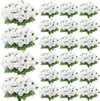 VEVOR Artificial Flowers Bulk White Roses 500 PCS Silk Faux Flowers Stems, for Vase, Table Centerpieces, Weddings, Parties, Bouquets, Home Decor and DIY Floral Arrangements, Realistic Fake Flower