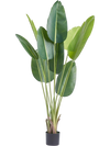 VEVOR Artificial Birds Of Paradise Tree, 5 FT Tall Faux Plant, PE Material & Anti-Tip Tilt Protection Low-Maintenance Plant, Lifelike Green Fake Tree for Home Office Warehouse Decor Indoor Outdoor