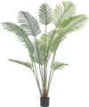 VEVOR Artificial Palm Tree, 6 FT Tall Faux Plant, Secure PE Material & Anti-Tip Tilt Protection Low-Maintenance Plant, Lifelike Green Fake Tree for Home Office Warehouse Decor Indoor Outdoor