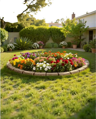 Vevor Landscape Edging Faux Stone Garden Border 46.46 x 3.74 x 2.24