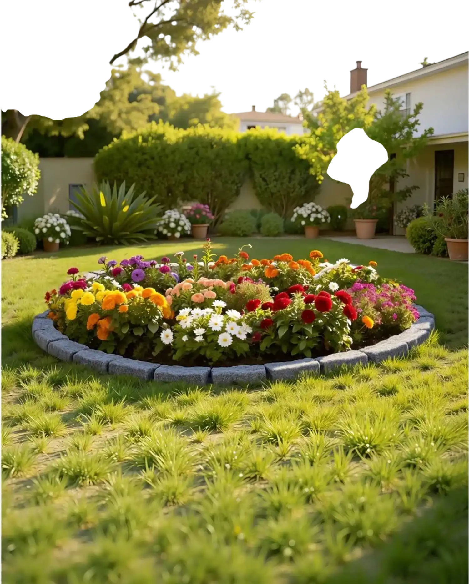 Vevor Landscape Edging Faux Stone Garden Border 46.4 x 3.74 x 2.24 in New