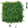 VEVOR Artificial Plant Wall, 12PCS 20 x 20 in Artificial Boxwood Panels, Sun Protection Greenery Backdrop Privacy Hedge Fence, Fake Grass Screen for Wedding, Indoor, Outdoor Garden, Backyard