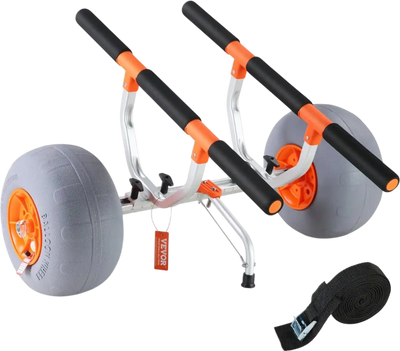 Vevor Kayak Cart Heavy Duty Foldable Trolley with 12