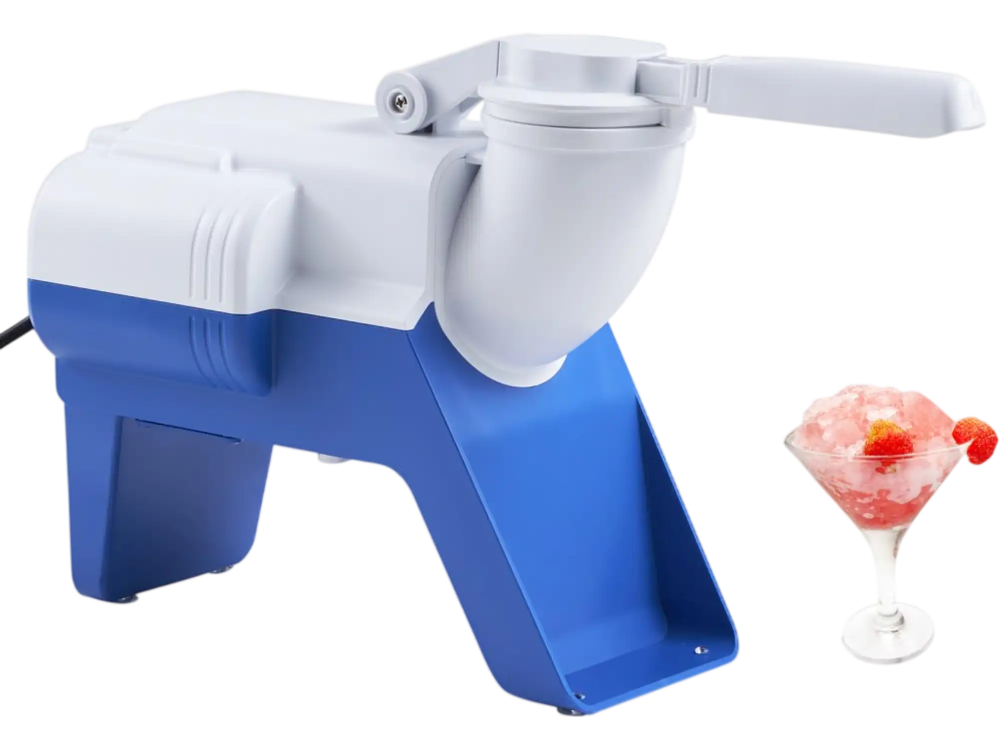 Vevor Ice Crusher Electric Snow Cone Maker 176 lbs Per Hour 220W White New