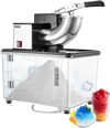 VEVOR Commercial Ice Crusher 661LBS/H, 350W Electric Snow Cone Machine with 4 Blades, 2000RPM Stainless Steel Shaved Ice Machine with 11 Gal Crushed-Ice Box, for Family Restaurants Bars, Black