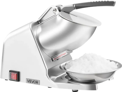 Vevor Ice Crusher Machine 286 lbs/h Electric 4-Blade Snow Cone Maker New