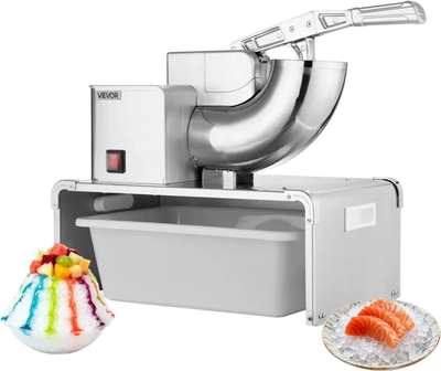 Vevor Ice Shaver Commercial Electric Ice Crusher Machine New