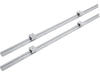 VEVOR Linear Rail, 2PCS SBR12-1000mm, Linear Guide 2 PCS Linear Guide Rails, 4 PCS Square Type Carriage Bearing Blocks, CNC Rail Linear Rails and Bearings Kit, for Automated Machines and Equipments