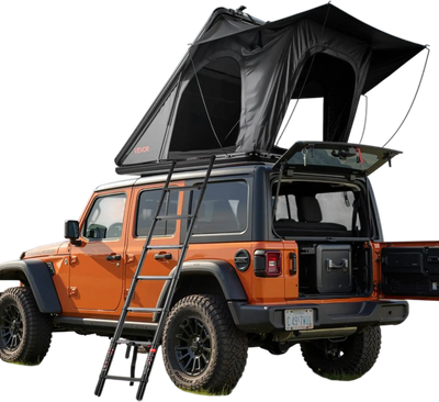 Vevor Rooftop Tent Hard Shell Aluminum 2-3 Person Waterproof Overland Camping Tent New