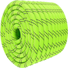 VEVOR Double Braided Polyester Rope 1/2 in x 120 ft Arborist Rigging Rope, for Tree Work, Heavy Duty 11 Strands, 3700 lbs High Breaking Strength, Outdoor Climbing Towing Swing Pulling Cord, Green