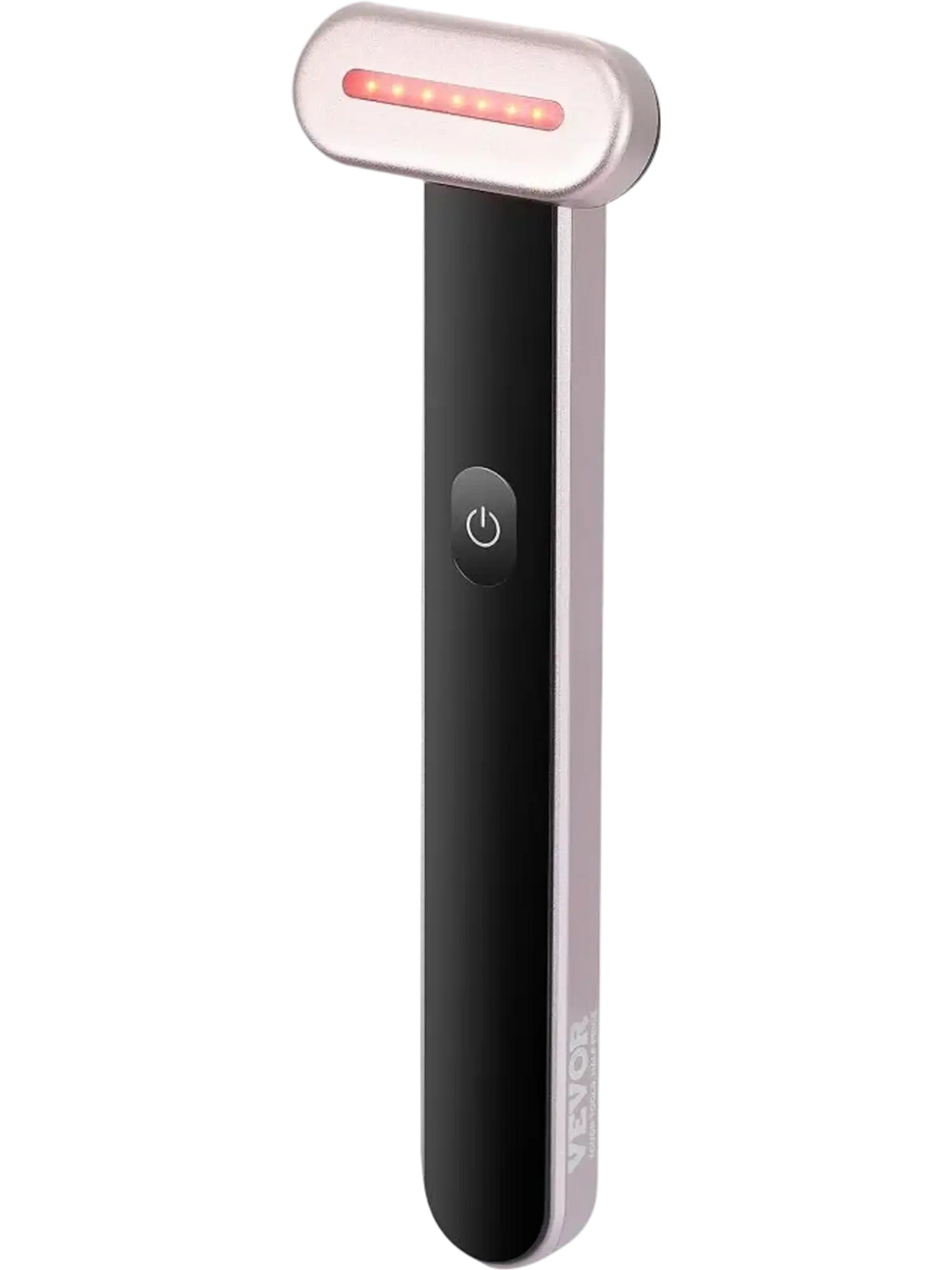 VEVOR Red Light Therapy Wand for Face and Neck, 3-in-1 LED Facial Wand Red Light Therapy Device with Heating Therapy| Vibrating Facial Massage, Portable LED Beauty Wand