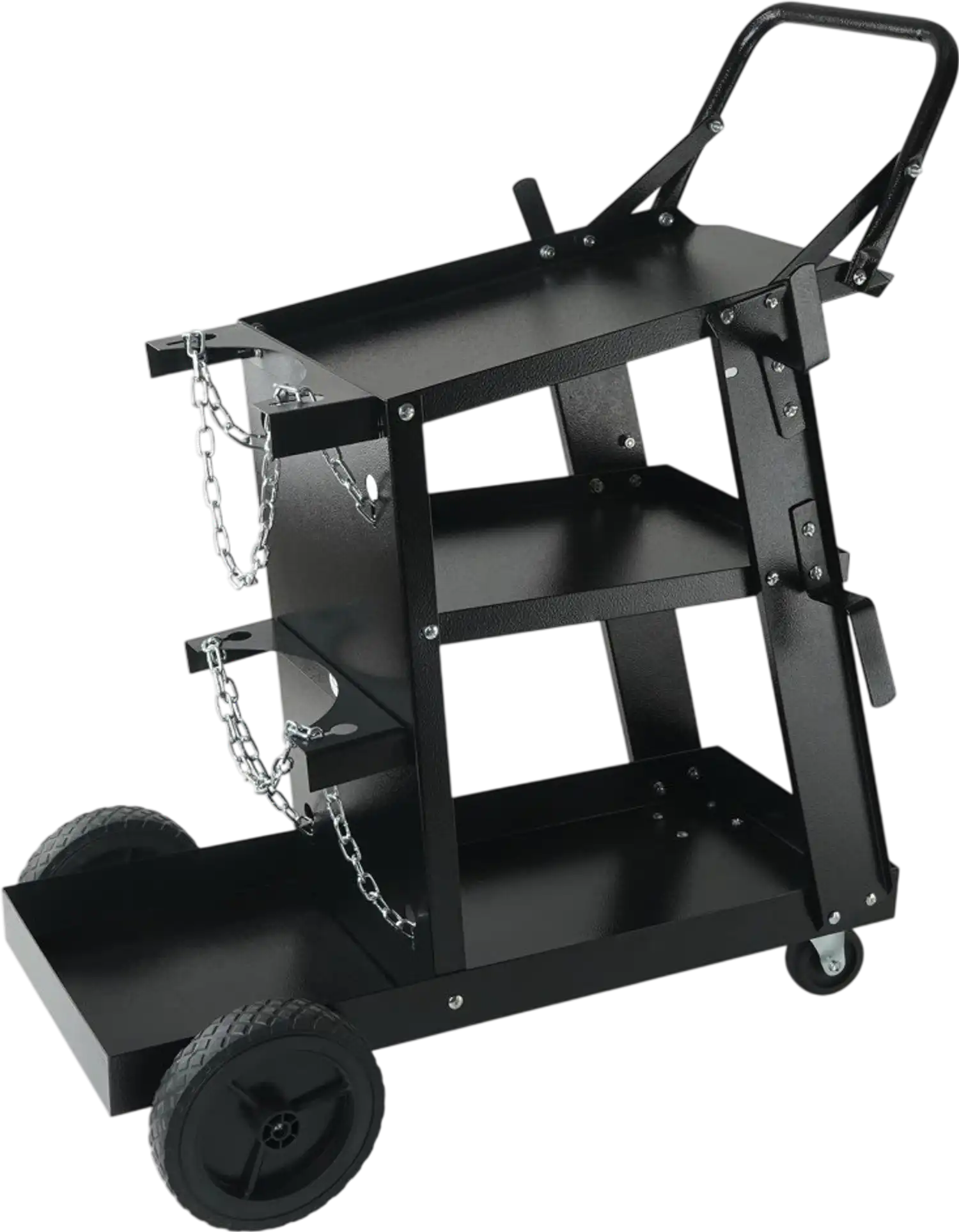 Vevor Welding Cart 3-Tier 400 lbs Heavy Duty with 360° Swivel Wheels New