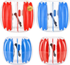 VEVOR 4 Pack Inflatable Bumper Balls 3FT+4FT Bubble for Kids Teens Blue+Red, for Backyard, Camping, Picnic, Park, Outdoor Team Gameplay, Thickened PVC Material, Sumo Human Hamster Ball with Handle