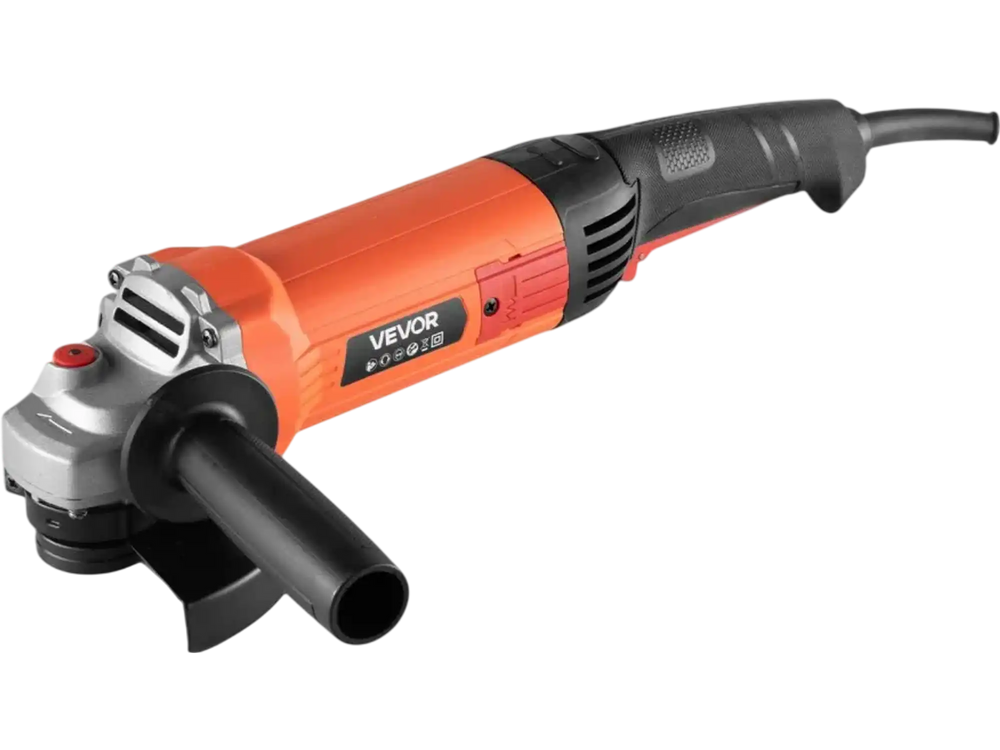 VEVOR Angle Grinder, 5" Electric Grinder Power Tool, 10Amps 10000RPM High-Speed Corded Angle Grinders with 230° Adjustable Dust Guard for Metal Grinding, Cutting, Rust Removal (Disc Not Included)