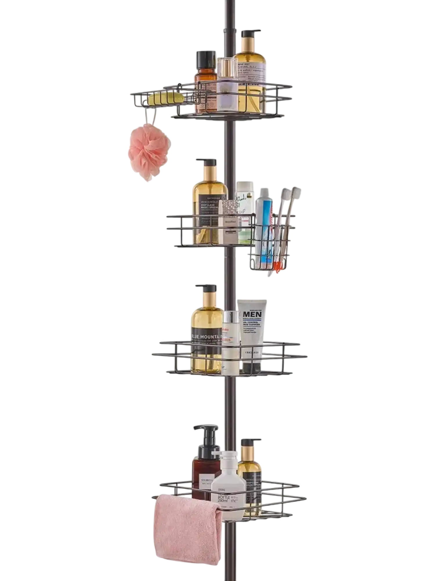 Vevor Shower Corner Caddy Adjustable 42
