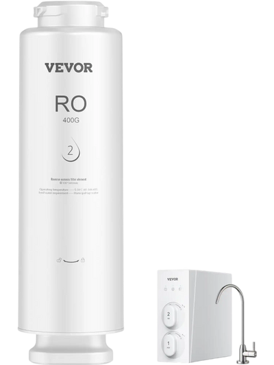 Vevor Water Filter Reverse Osmosis 400 GPD Under Sink Replacement New