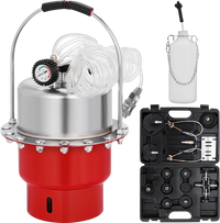 Pneumatic Air Pressure Bleeder Tool Kit Brake Bleeding Garage Workshop Mechanics