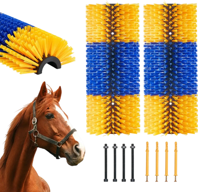 Vevor Livestock Scratching Brush 2-Piece 20
