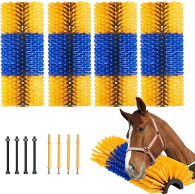 Vevor Livestock Scratching Brush 4-Pc 20