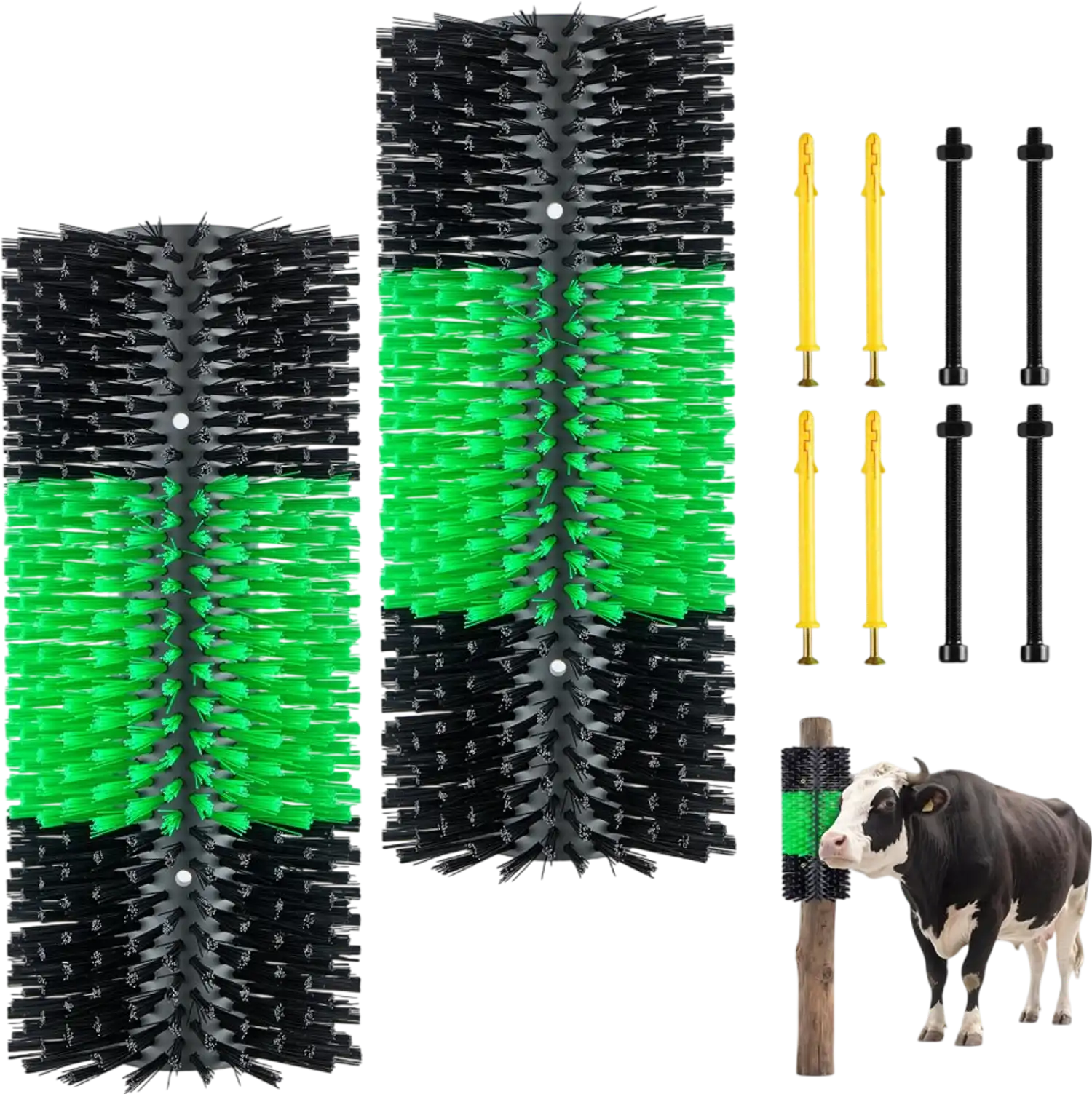 Vevor Livestock Scratch Brush 2-Piece 16.9
