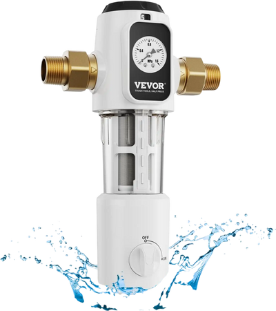 Vevor Spin Down Filter Whole House Sediment Filter for Well Water 3/4