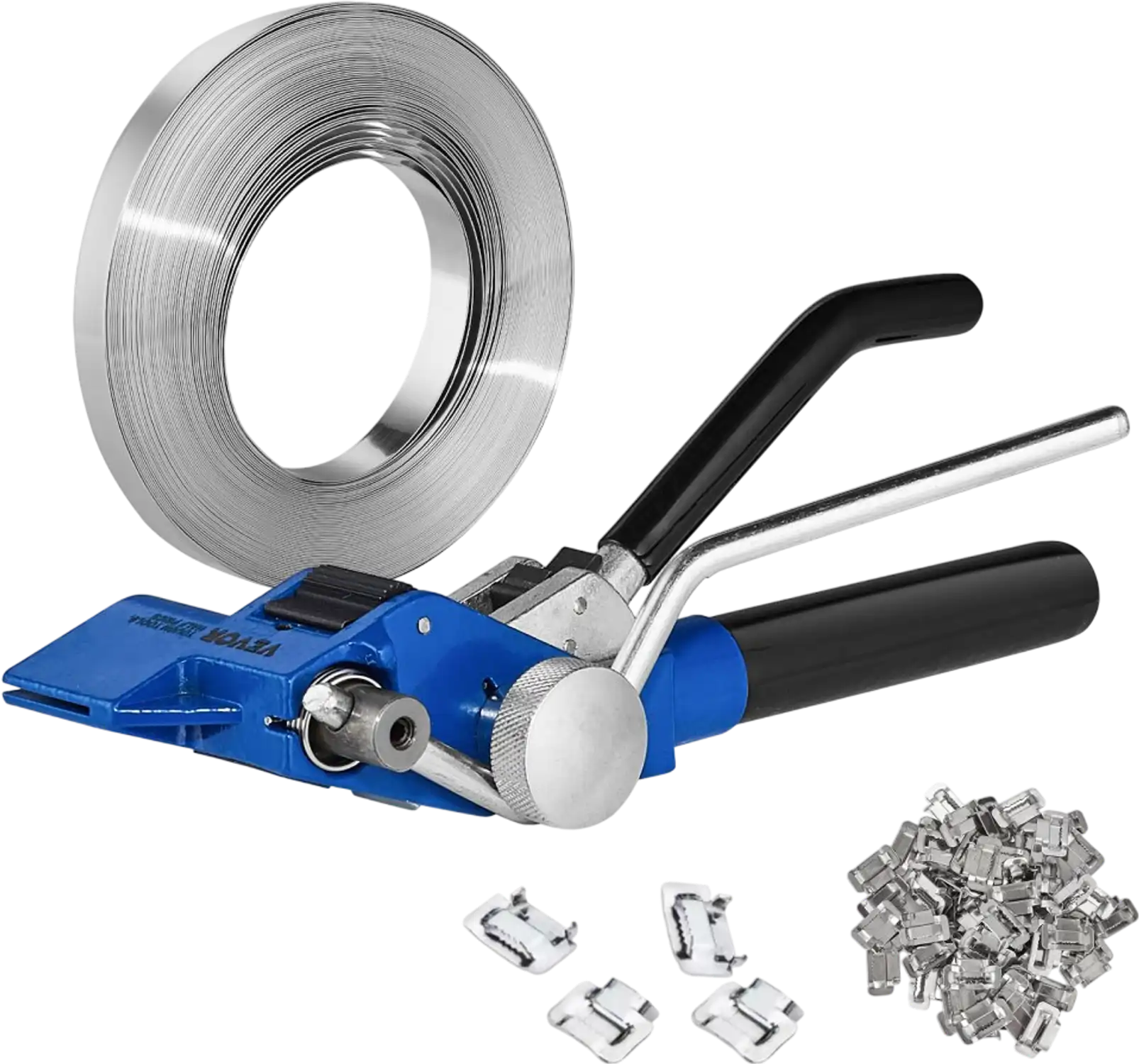 Vevor Banding Strapping Kit with Tensioner Tool 100' Stainless Steel New