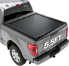 VEVOR Retractable Tonneau Cover 5.5FT Hard Truck Bed Cover Manual Retract, Compatible with 2015-2026 F-150 5.5FT Bed (67.1"), Waterproof Aluminum Frame, T-Slot & Double Lock Key for Outdoor Trips