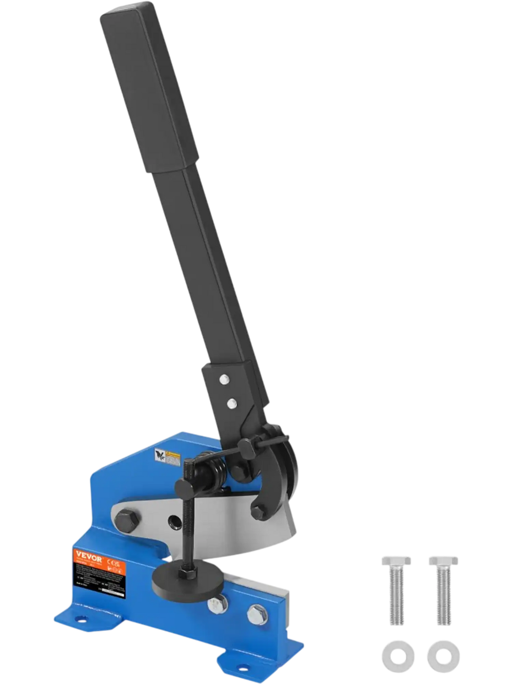 VEVOR 5" Manual Hand Plate Shear for Metal Sheet Processing, HS-5 Benchtop Cutter with Q235 Material, for Crafts Thick Steel Crafting, Heavy Duty Roll Press Machine for Builders, DIY Enthusiasts