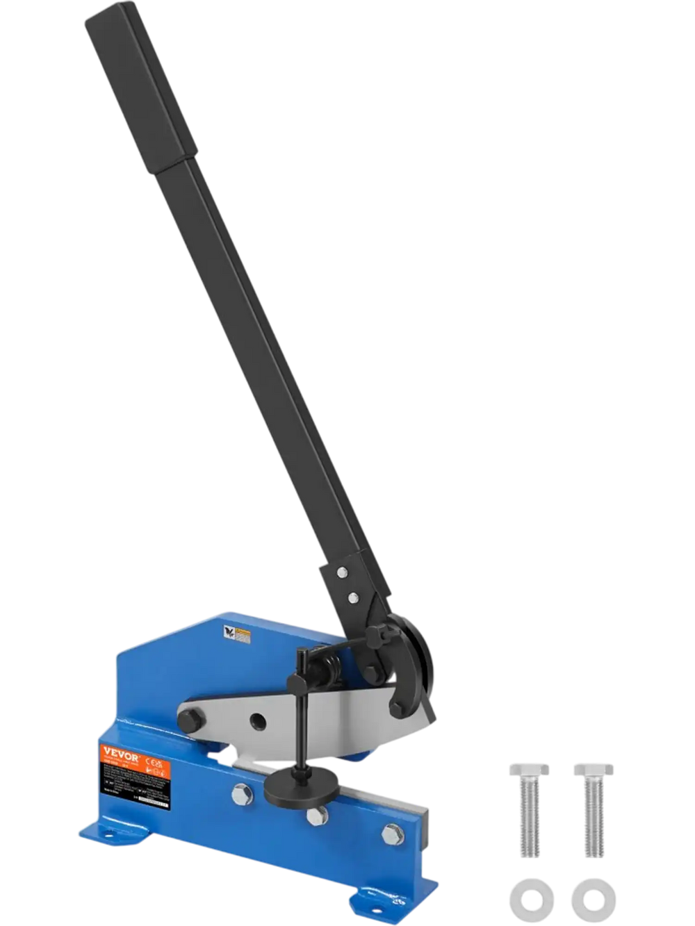 VEVOR 8" Manual Hand Plate Shear for Metal Sheet Processing, HS-8 Benchtop Cutter with Q235 Material, for Crafts Thick Steel Crafting, Heavy Duty Roll Press Machine for Builders, DIY Enthusiasts