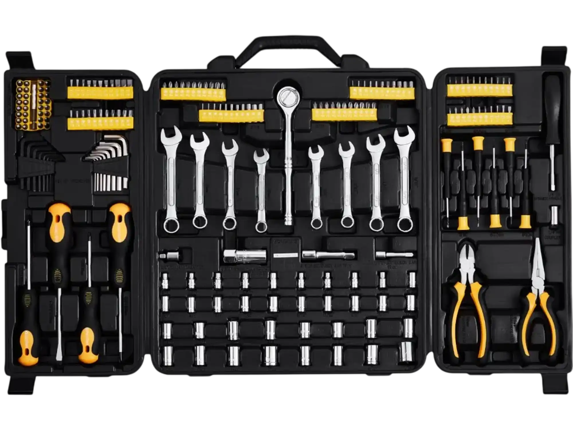 Vevor Mechanics Tool Set 221-Piece SAE & Metric 1/4