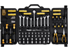 VEVOR 221-Piece Mechanics Tool Set, 1/4" and 3/8" Drive Sockets, SAE and Metric Mechanic Tool Kit with Bits, Wrenches, Ratchet Handle, Accessories, and Plastic Storage Case, for Automotive Repair