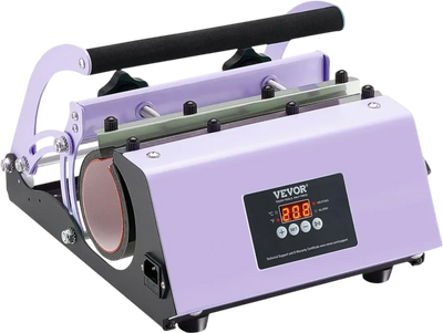 Vevor Tumbler Heat Press Machine 11-30 oz Sublimation Mug Press Purple New