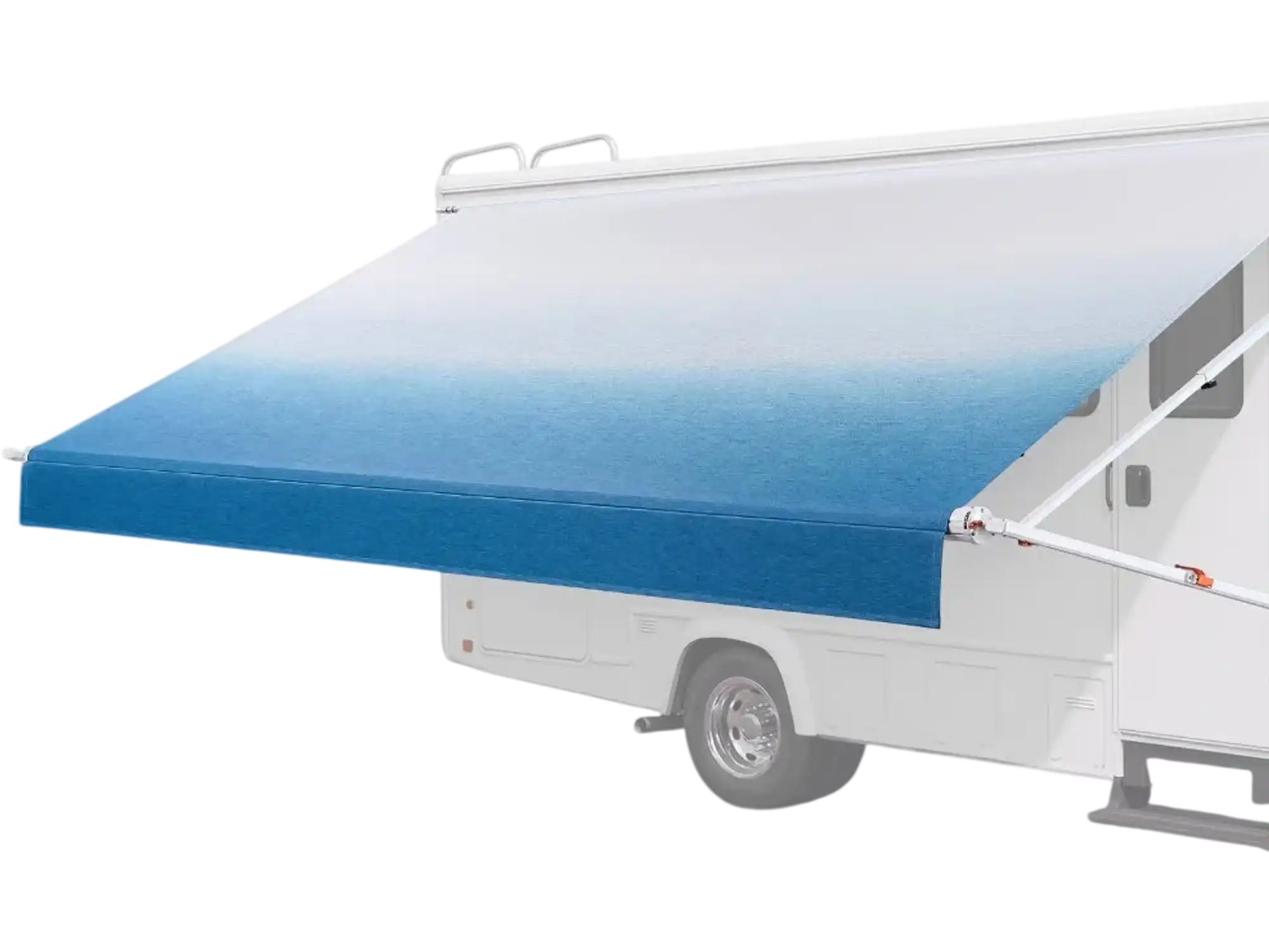 Vevor RV Awning Manual Retractable Complete Kit 17.12' Gradient Blue New