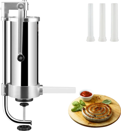 Vevor Sausage Stuffer 5 lbs/3 L Stainless Steel Vertical Manual New