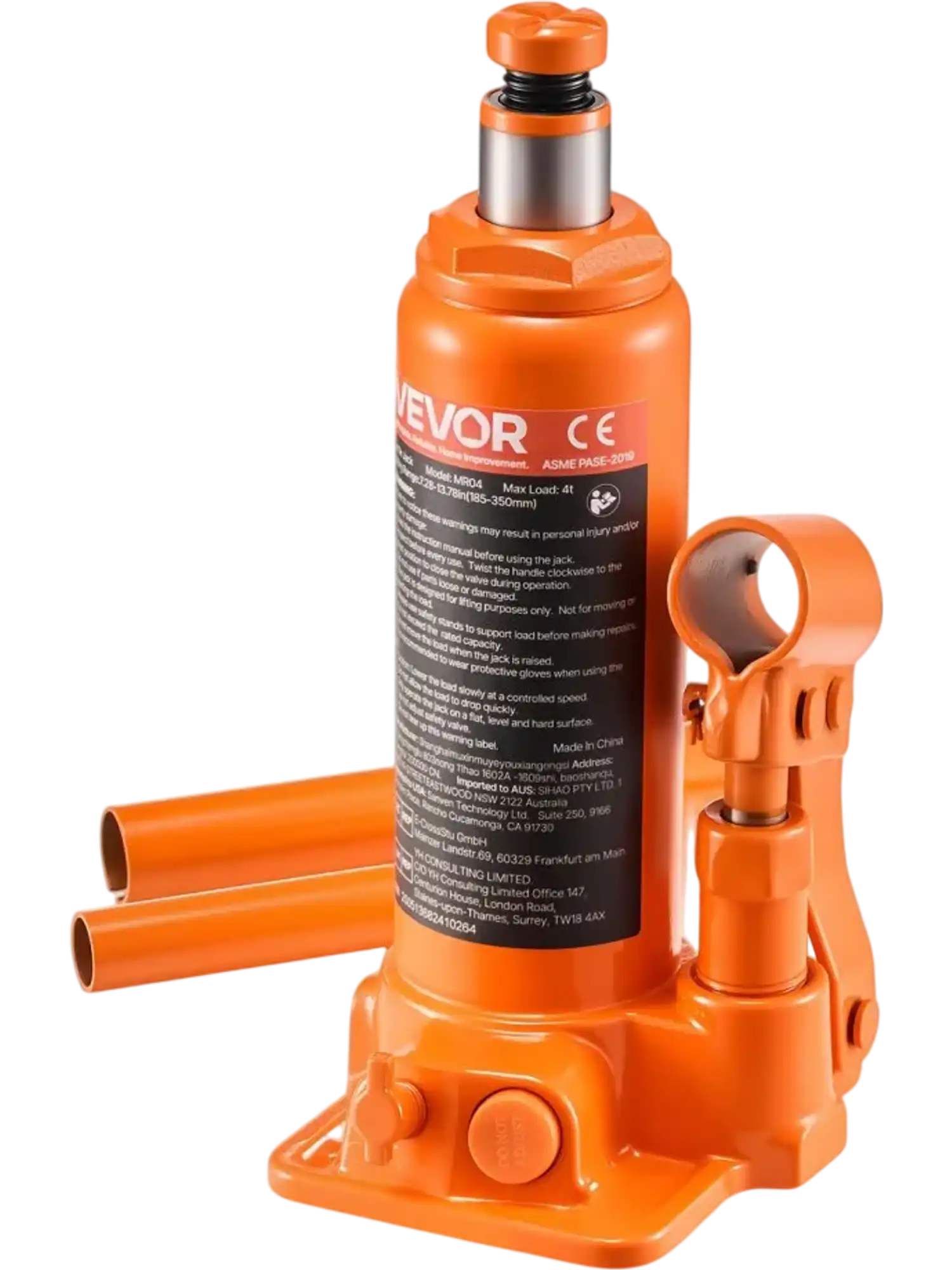 Vevor Bottle Jack 4 Ton Hydraulic High Lift 7.3-13.8
