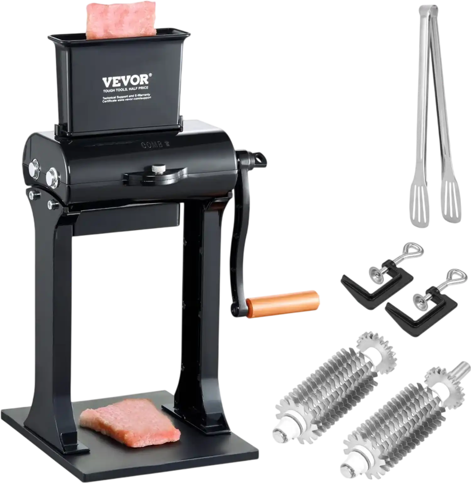Vevor Meat Tenderizer Commercial Manual Stainless Steel 5.8