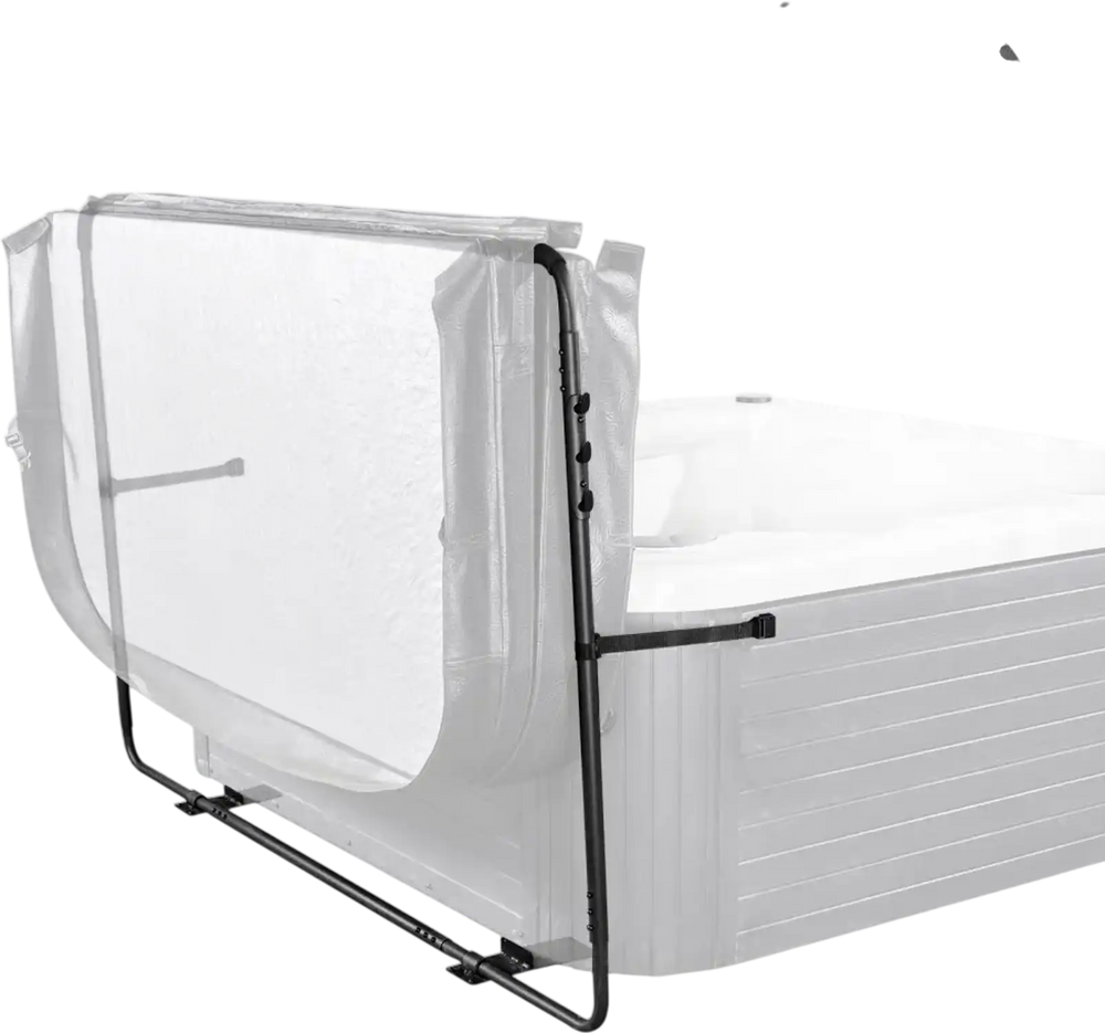 VEVOR Hot Tub Cover Lift, Spa Cover Lift, Height 31.5" - 41.3" Width 53" - 92.5" Adjustable, Installed at the Bottom on One Side, Suitable for Various Sizes of Rectangular Bathtubs, Hot Tubs, Spa
