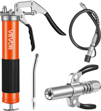 Vevor Grease Gun 8000 PSI Pistol Grip Kit 14 oz with 18