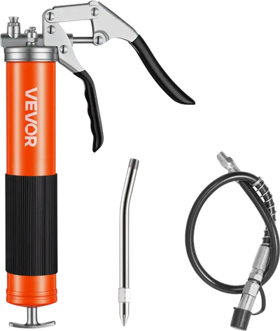 Vevor Grease Gun 8000 PSI Heavy-Duty Pistol Grip Kit 14 oz New