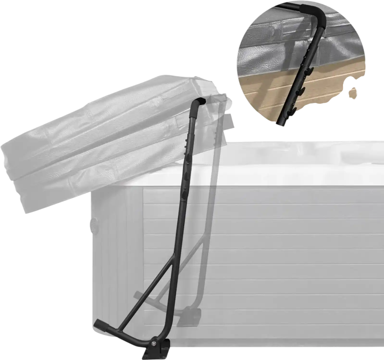 Vevor Hot Tub Cover Lift Adjustable Spa Bathtub Cover Lifter New