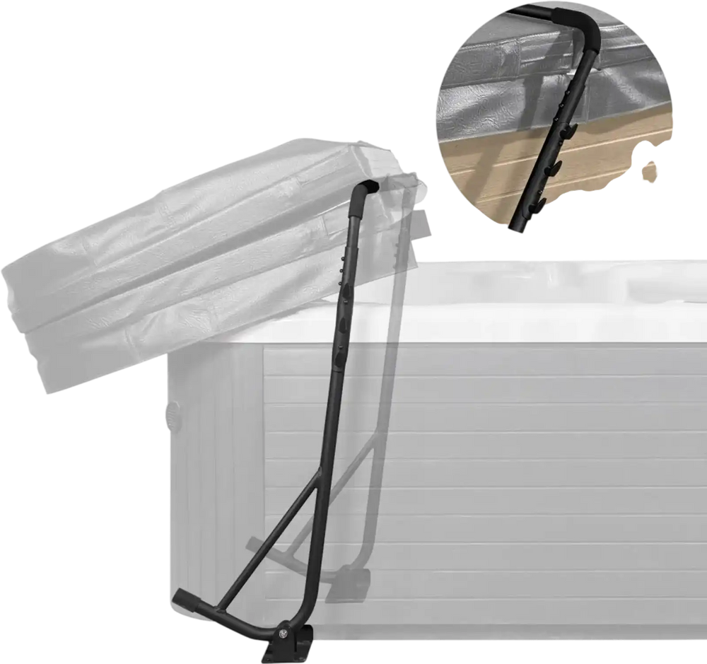 VEVOR Hot Tub Cover Lift, Spa Cover Lift, Height 31.5" - 41.3" Width 57" - 92.5" Adjustable, Installed Underneath on Both Sides, Suitable for Various Sizes of Rectangular Bathtubs, Hot Tubs, Spa