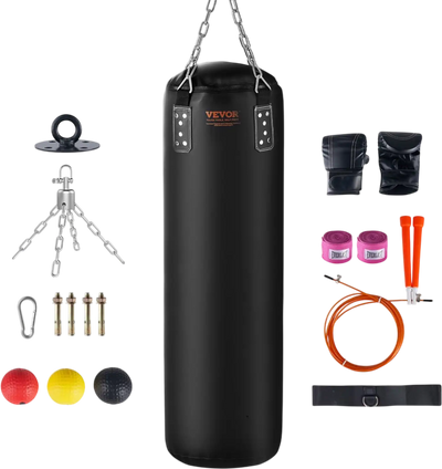 Vevor Punching Bag 4' PVC Heavy Boxing Bag Set New