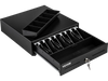 VEVOR Cash Register Drawer, 13\" 2 Unlocking Ways, Fully Removable Design with 4 Bill 5 Coin Cash Tray, 2 Keys Included, Compact Size Cash Registers for Supermarket, Bar, Coffee Shop, Restaurant